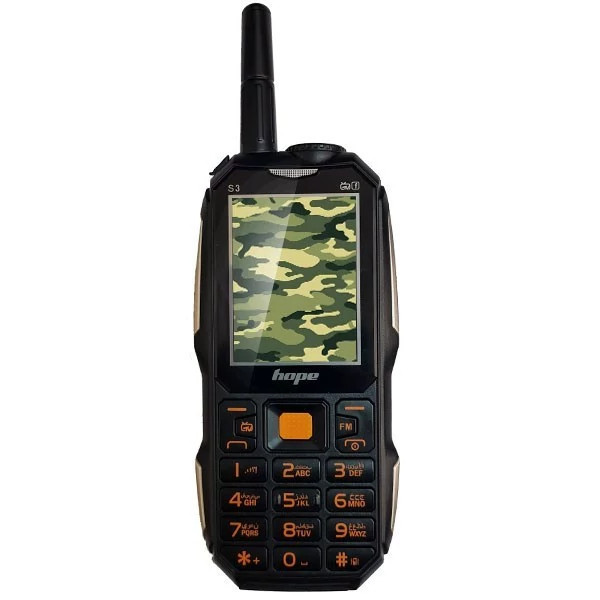 گوشی Hope S3 TV 3sim 20000mAh ارتشی چریکی