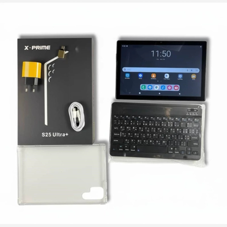 تبلت S25 Ultra حافظه 512 گیگابایت با موس و کیبورد