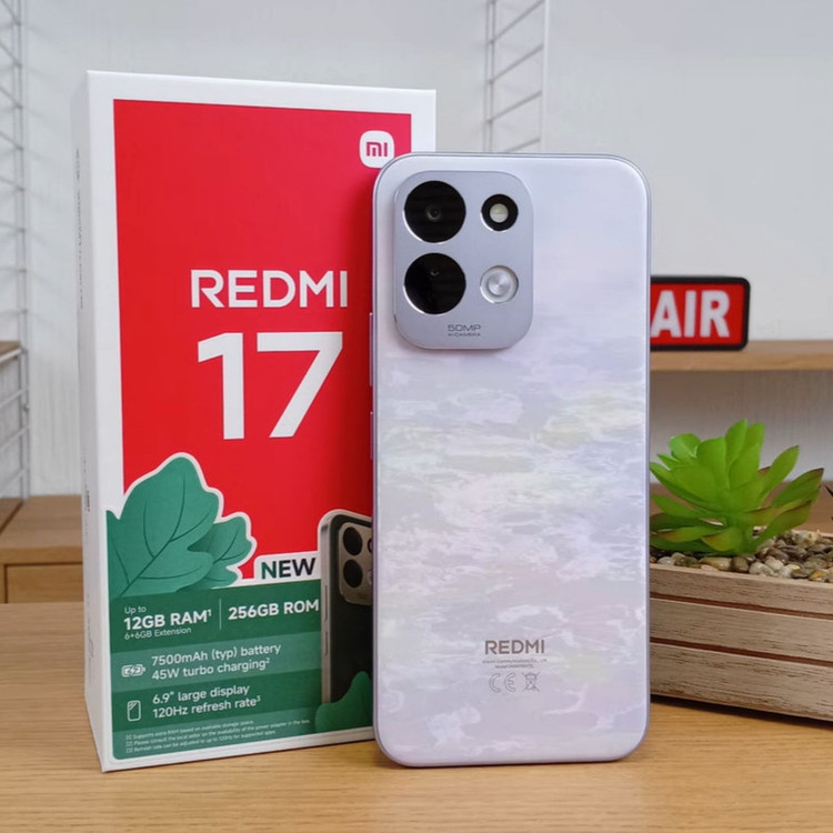 گوشی موبایل شیائومی مدل Redmi 17 4G دو سیم کارت ظرفیت 256 گیگابایت و رم 6 گیگابایت