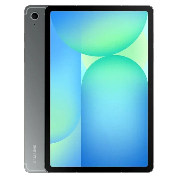 تبلت 10.9 اینچ سامسونگ مدل Galaxy Tab S10 Lite 5G با ظرفیت 128 گیگابایت و رم 6 گیگابایت، قابلیت پشتیبانی از سیم کارت، رزولوشن دوربین اصلی ۸ مگاپیکسل، پشتیبانی از قلم