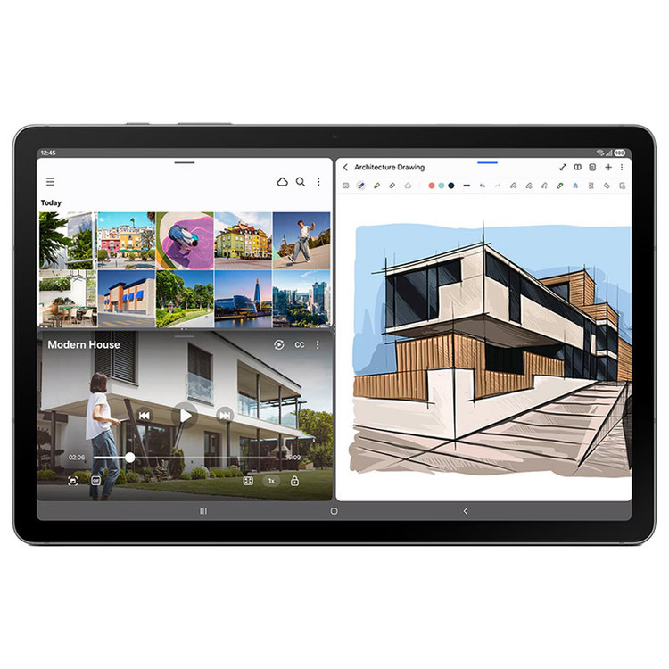 تبلت 10.9 اینچ سامسونگ مدل Galaxy Tab S10 Lite 5G با ظرفیت 128 گیگابایت و رم 6 گیگابایت، قابلیت پشتیبانی از سیم کارت، رزولوشن دوربین اصلی ۸ مگاپیکسل، پشتیبانی از قلم