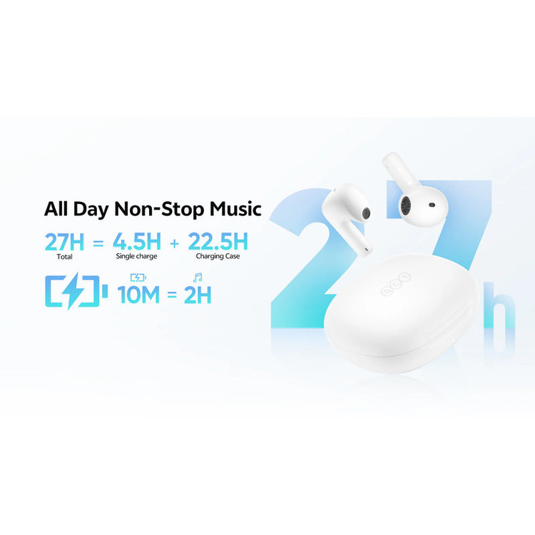 هدفون بلوتوثی کیو سی وای مدل AilyBuds E10 QT35